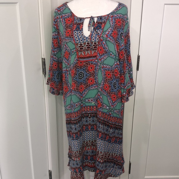Democracy Dresses & Skirts - Democracy| Dress| Women’s| Size 1X|. Multicolor, green, orange, blue Bohemian